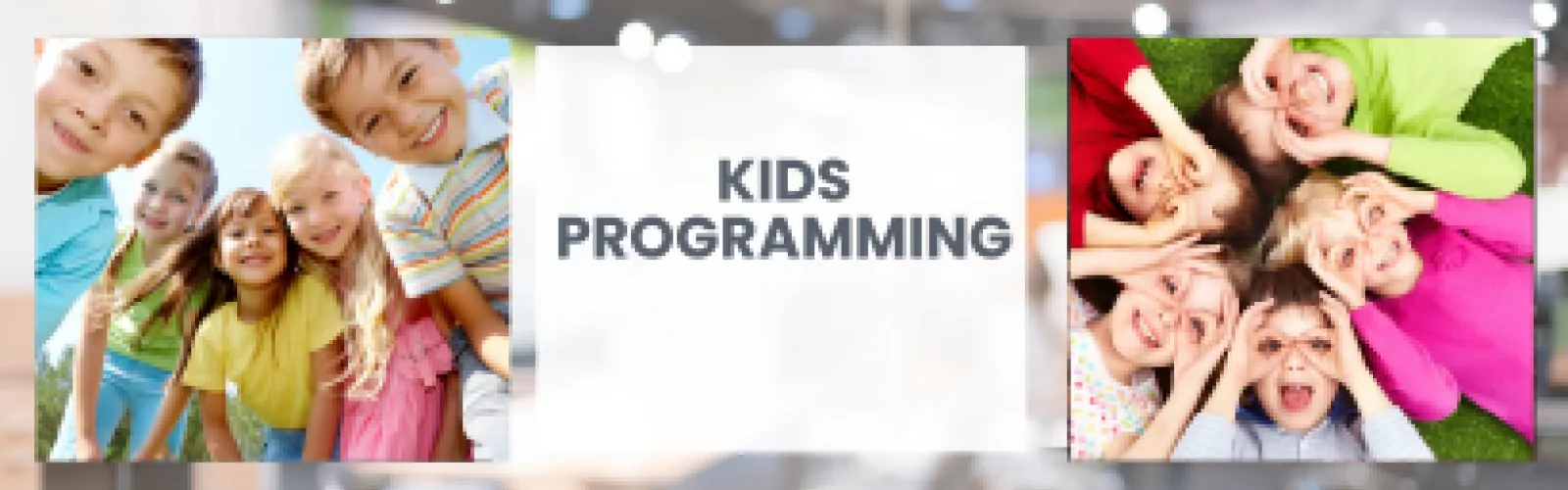pictures of kids with words kids programming