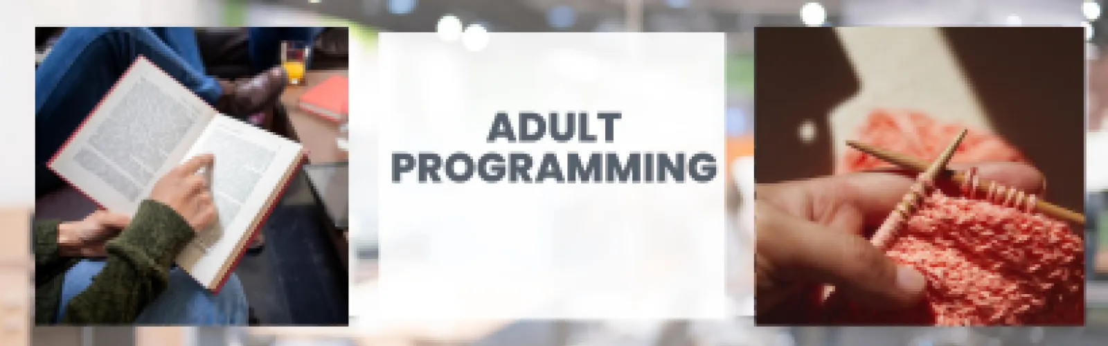 Adult programming book and crochet