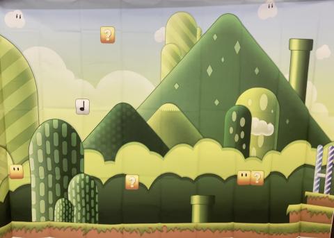Mario backdrop