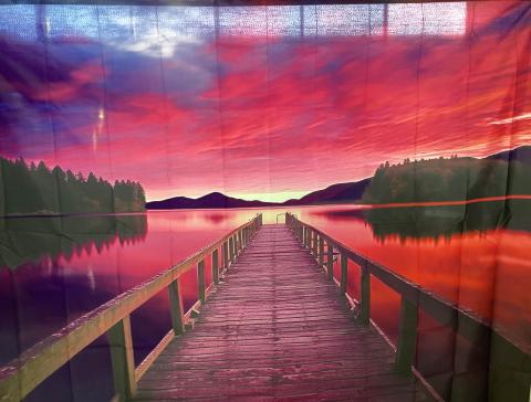 Dock backdrop
